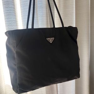 Authentic large Prada tote bag